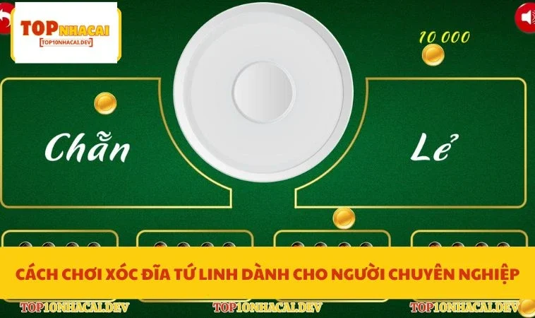 Cách Chơi Xóc Đĩa Tứ Linh Dành Cho Người Chuyên Nghiệp