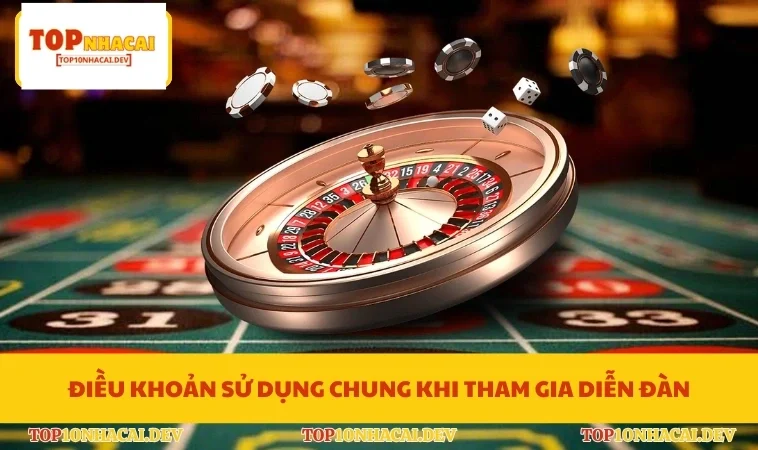 Điều khoản sử dụng chung khi tham gia diễn đàn